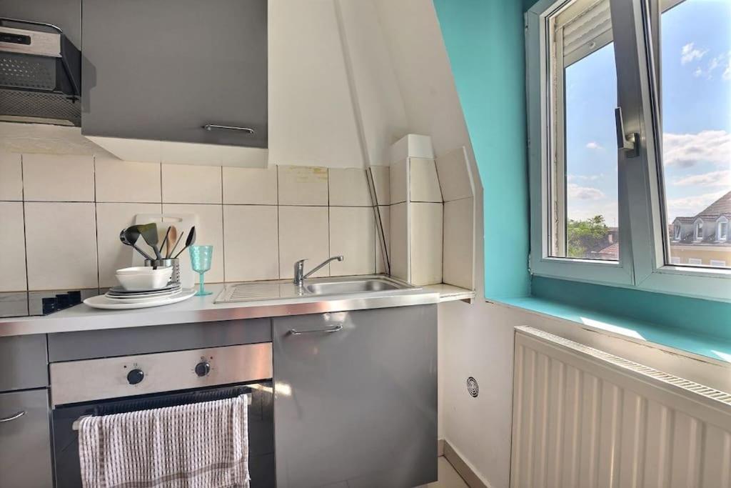 Appartement Charmant Tres Proche Centre-Ville, Parking Gratuits, Mulhouse Centre Buitenkant foto